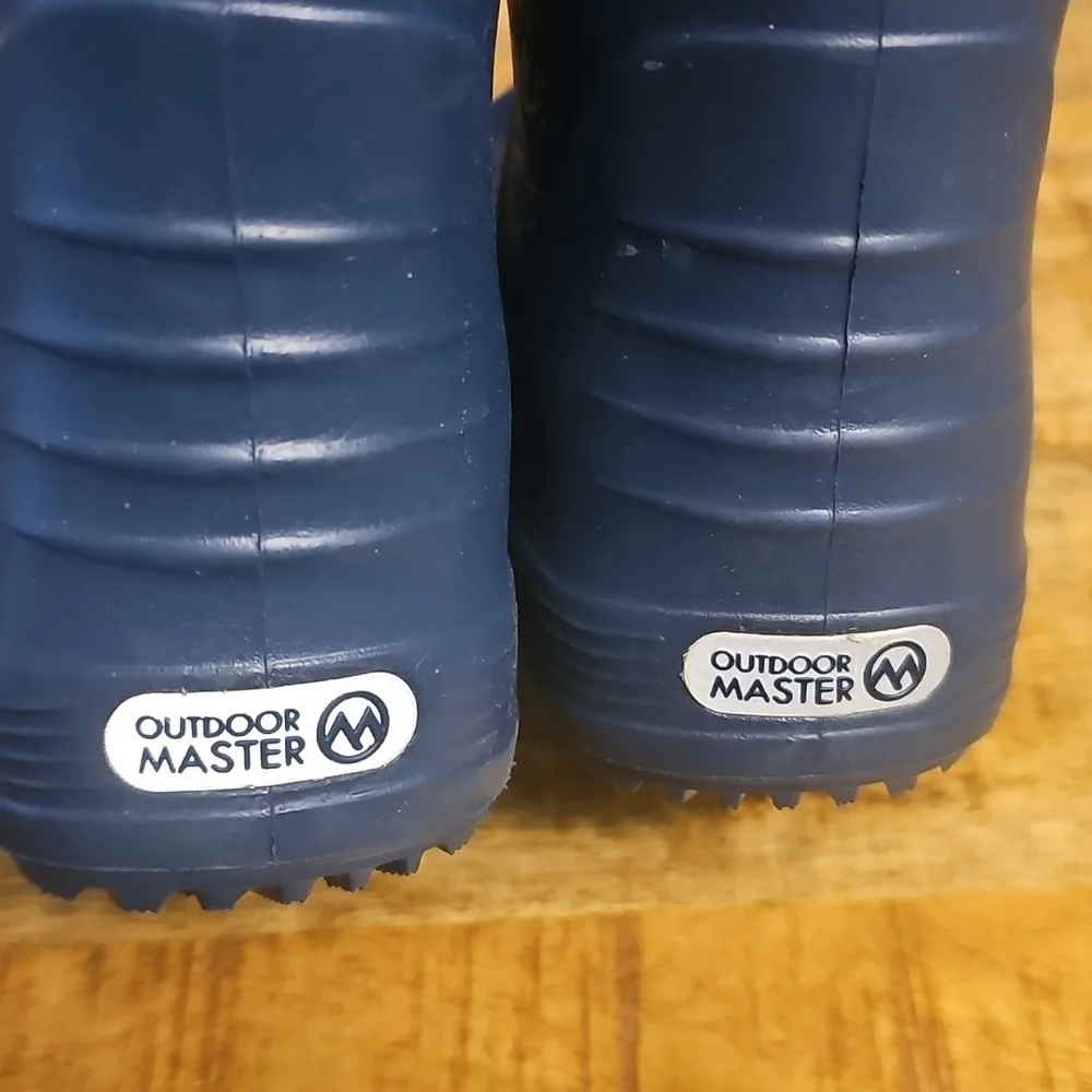Oudoor MASTER‎ Kids Blue RAIN Boots LIGHT WEIGHT SIZE 6